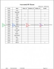 4.รายงานสรุปโอทีทั้งหมด